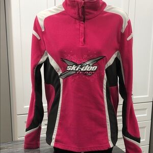 Team Women's Pink Fleece Pullover Hoodie